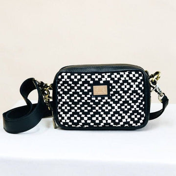 Bento Diamond Black & Beige Fashion Rags2Riches