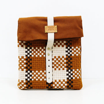 Charlie Laptop Sleeve - Tan & Beige