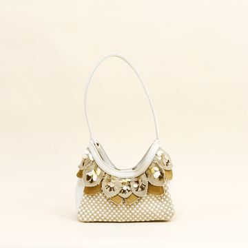 Dangwa Mini Hobo Bag Beige Fashion Rags2Riches