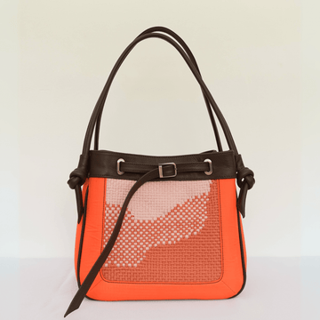 Wave Tote Brown Fashion Rags2Riches