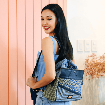 Leonor Midsize Ocean Fashion Rags2Riches