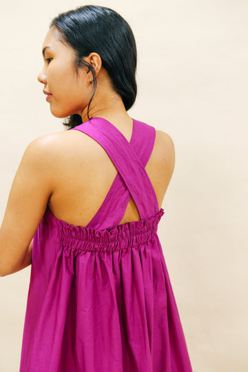 The Easy Jumper Dress Plum