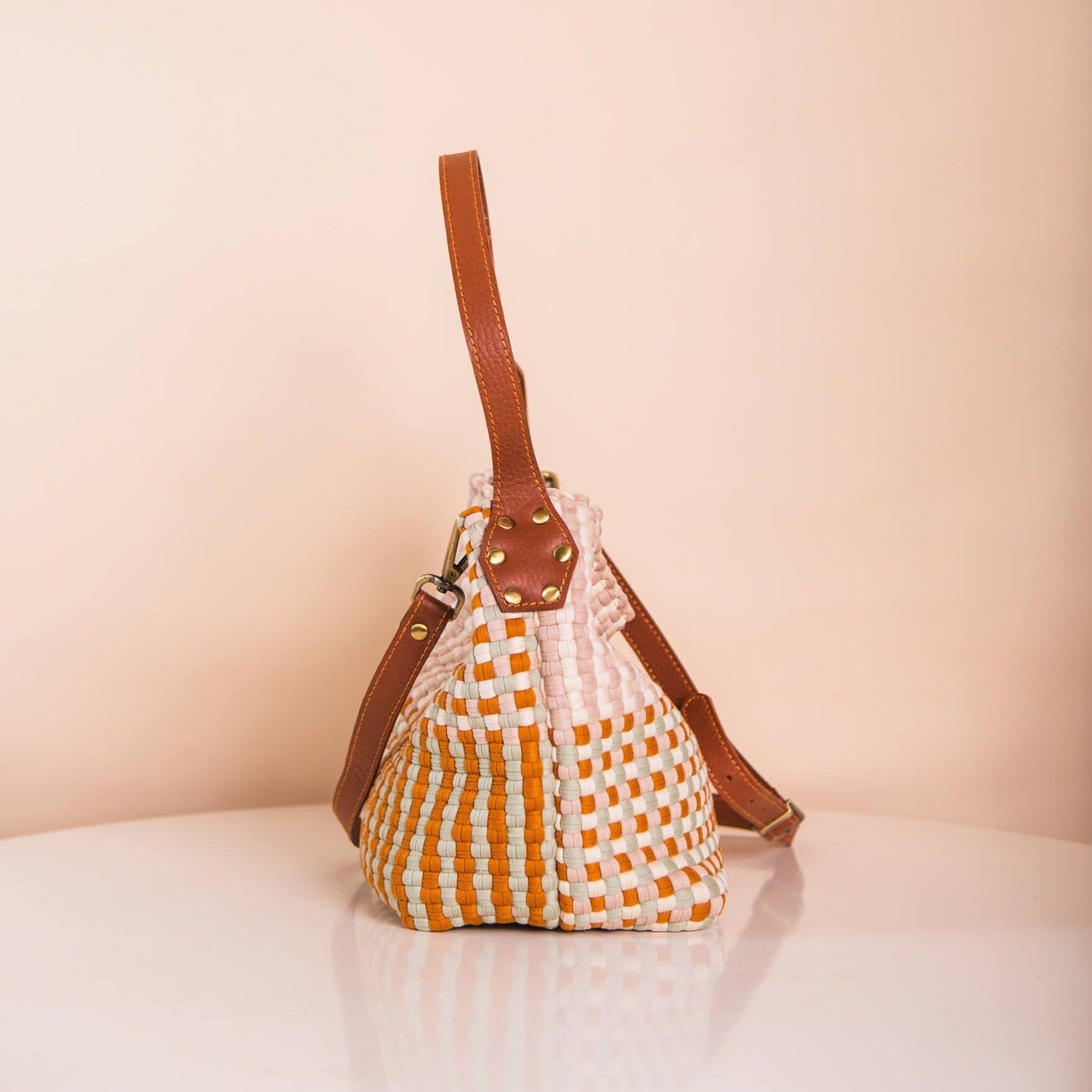 Buslo Mini Stripe & Checkerboard Forest with Longer Handle Fashion Rags2Riches