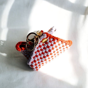 Dumpling Charm Red & Lilac