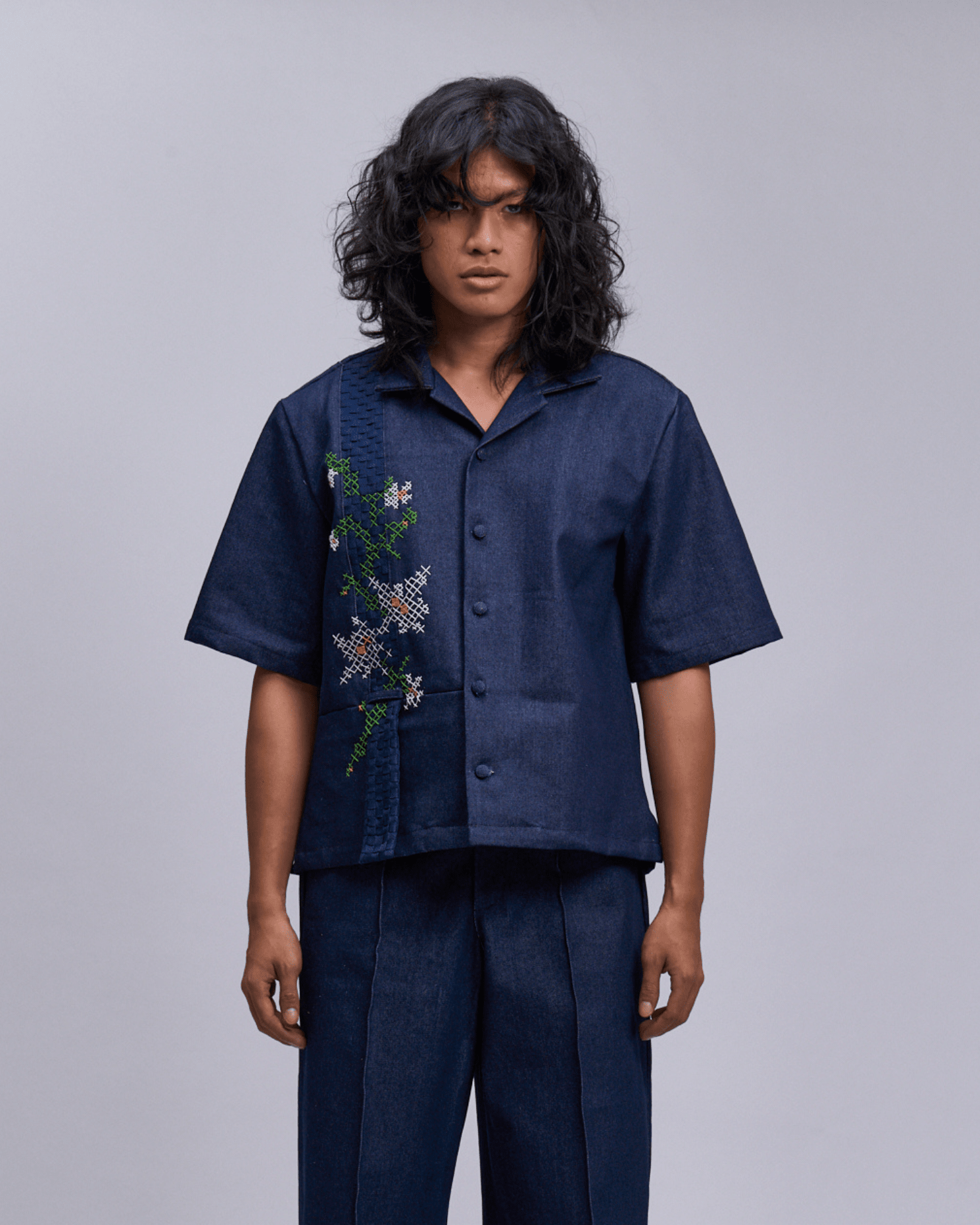 Hardin Polo Dark Blue Denim Fashion Rags2Riches