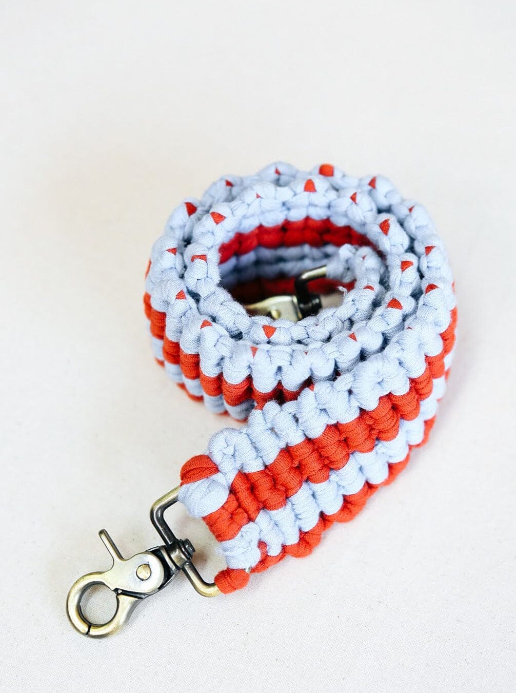 Macrame Strap Blue & Red Fashion Rags2Riches