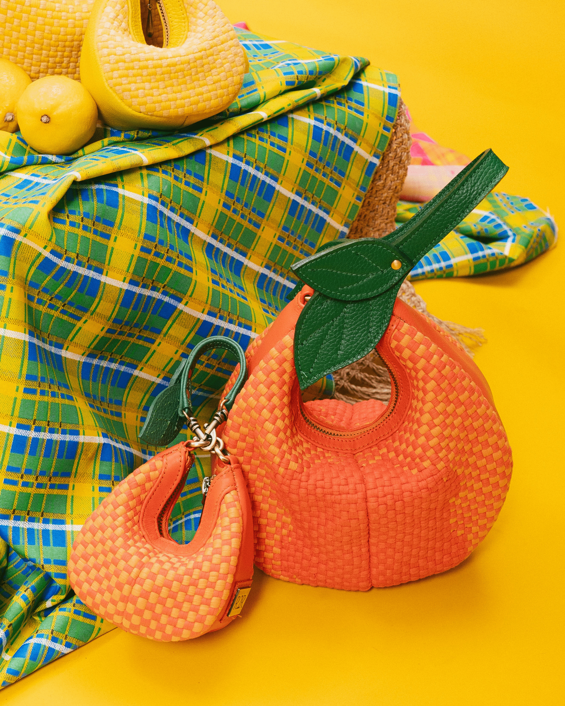 Peach Micro Fruit Bag Fashion Rags2Riches