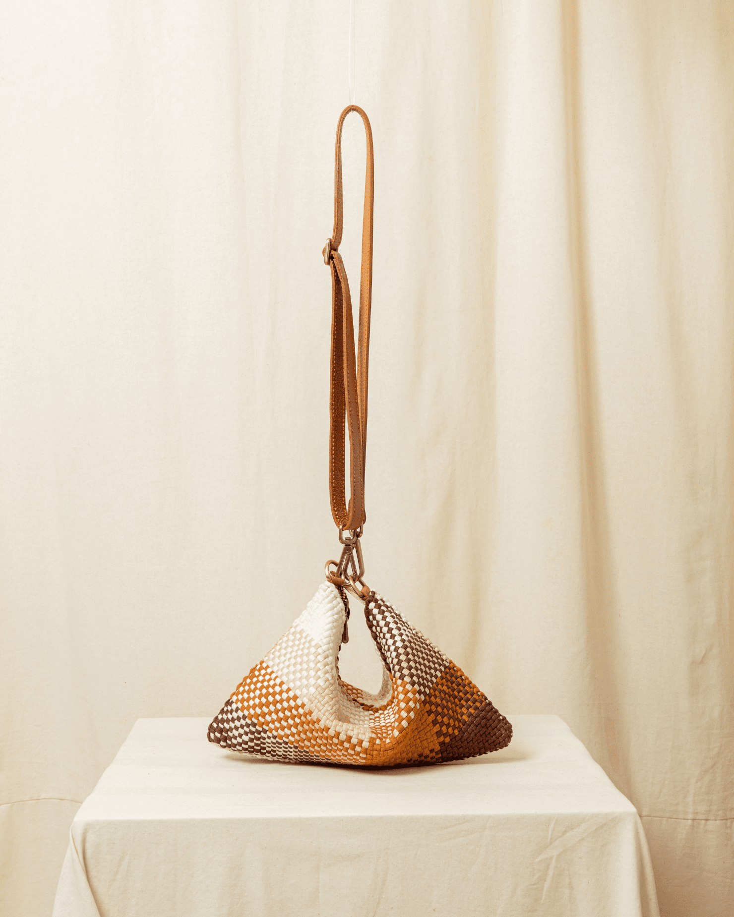 [Ready Today] Fortune Cookie Micro Hobo Blocks Sunrise Fashion Rags2Riches