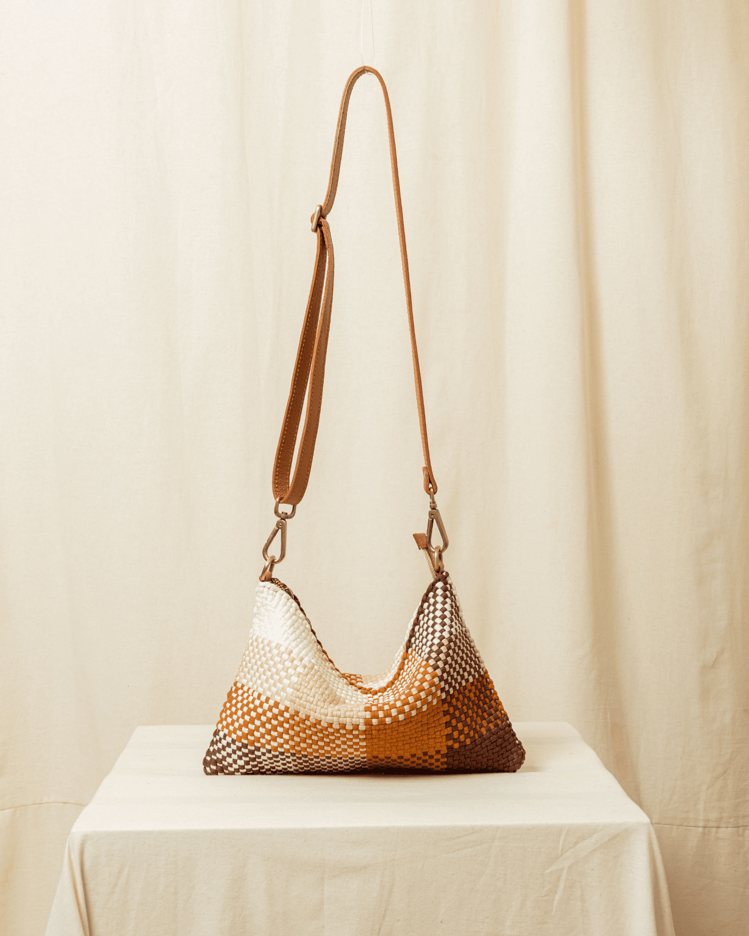 [Ready Today] Fortune Cookie Micro Hobo Blocks Sunrise Fashion Rags2Riches