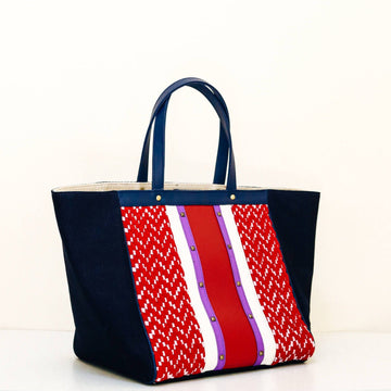 Mercado Carry-all Herringbone Denim