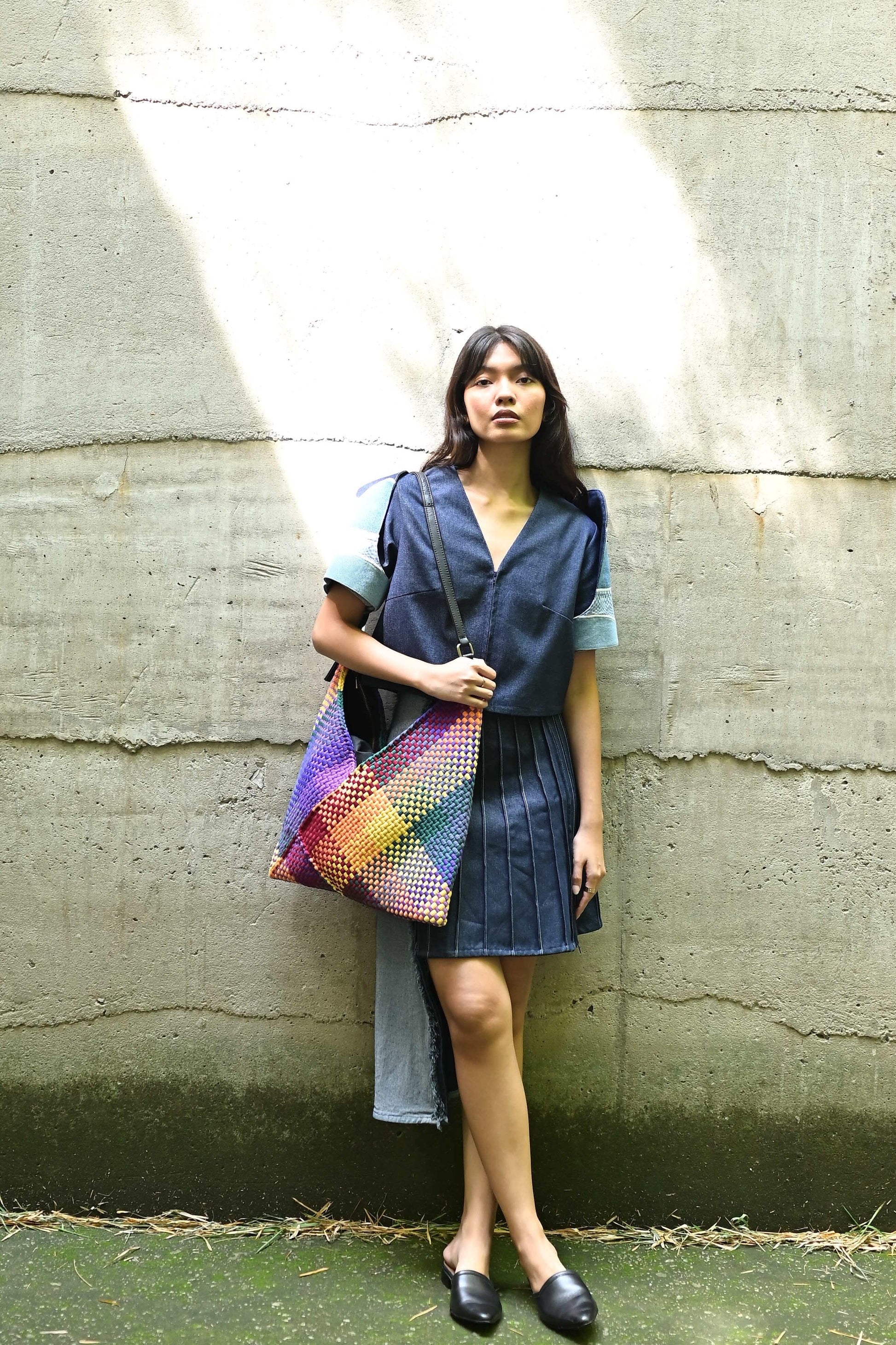 [Ready Today] Pusô Hobo Rainbow Blocks Fashion Rags2Riches