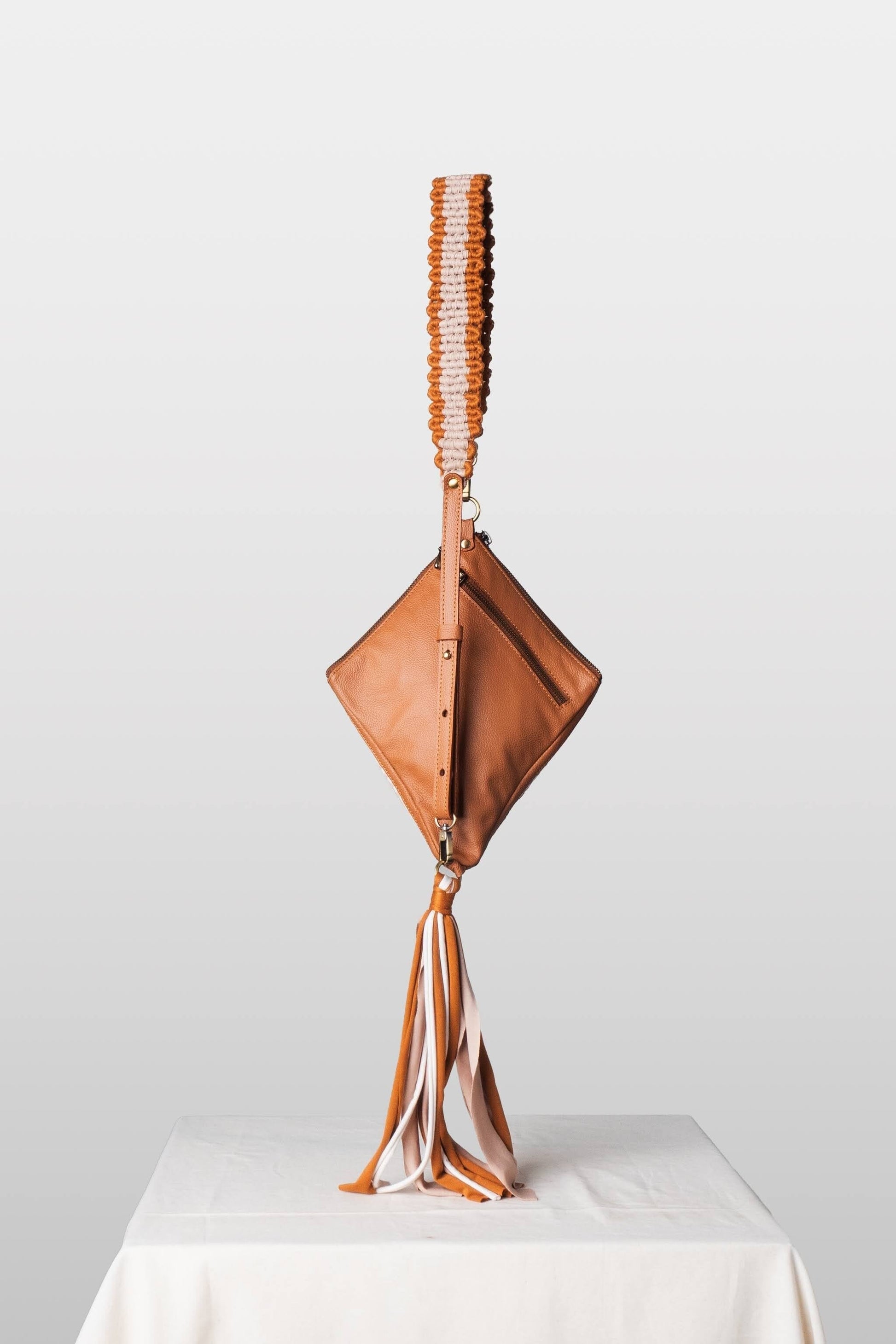 [Ready Today] Saranggola Bag Mocha & Beige Fashion Rags2Riches