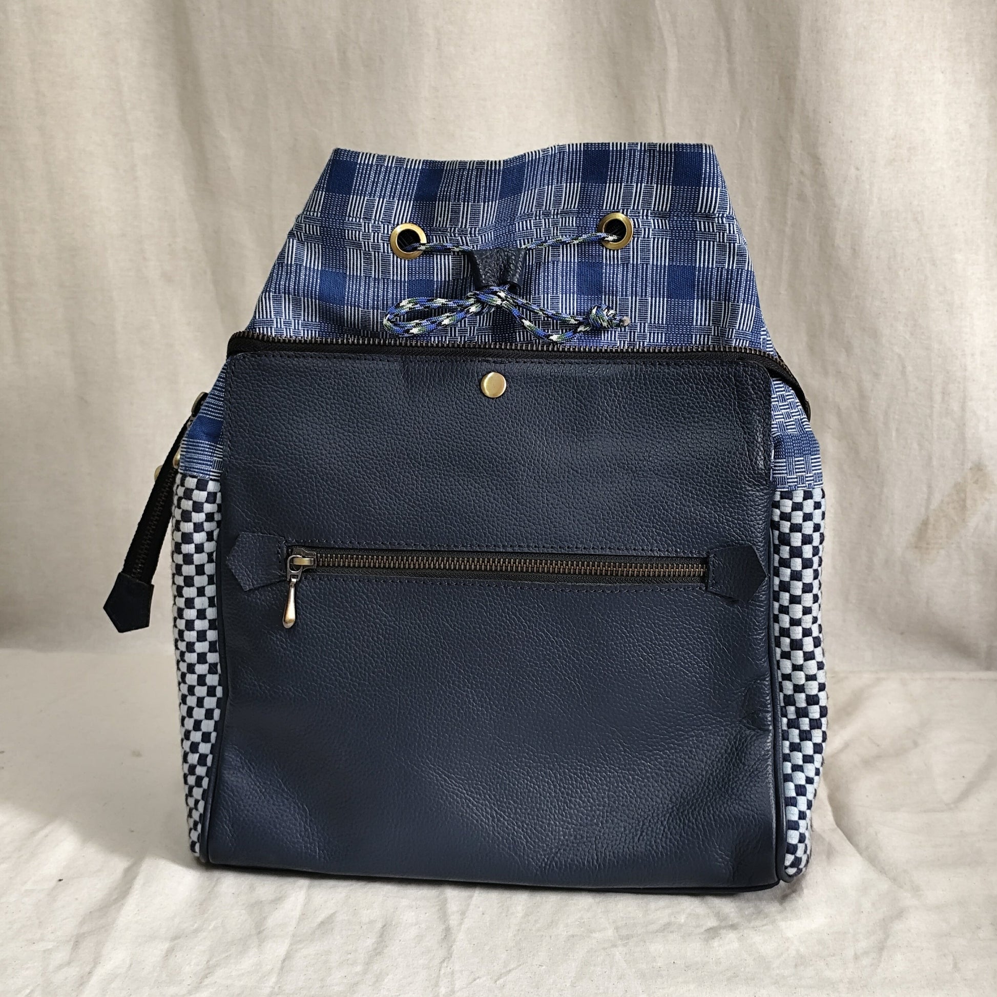 [SAMPLE] Leonor Convertible Backpack Monochrome Navy Fashion Rags2Riches