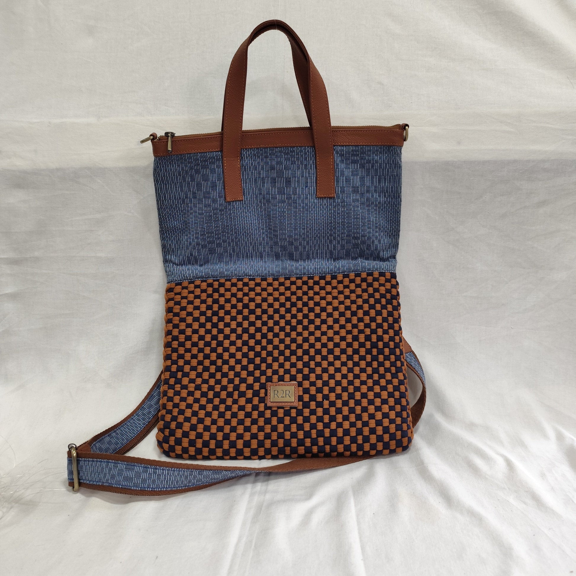 [SAMPLE] [SAMPLE] Two-way fold over Tan Fashion Rags2Riches