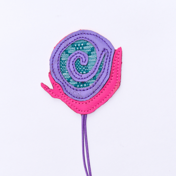 Snail Charm Pink & Purple Fashion Rags2Riches