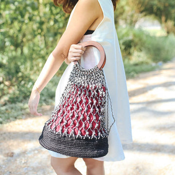 Molave Knotted Tote Black