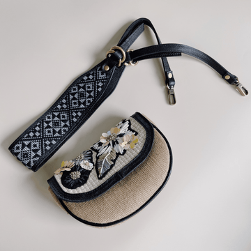 Vinia Hardin Fanny Pack Beige Combo